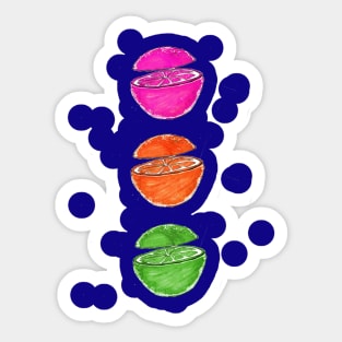 Summer fruit juice Sticker